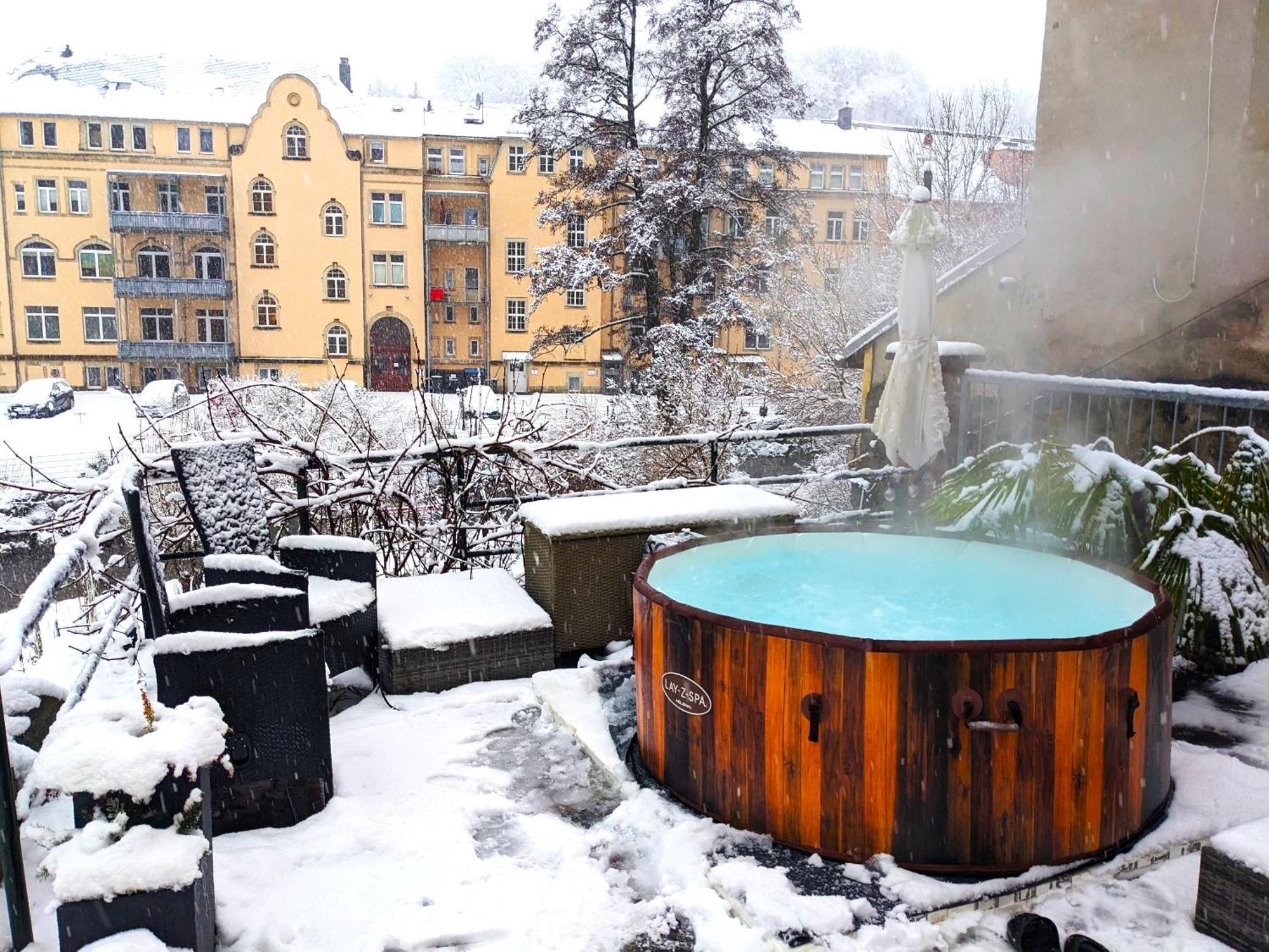 赛博尼茨Uo2 - Urlaubsmagie - Garten, Whirlpool, Sauna公寓 外观 照片